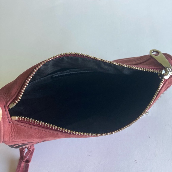 Rebecca Minkoff Dust Pink Genuine Leather Crossbody Shoulder Bag - Picture 13 of 14